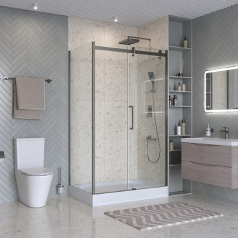 Душевой уголок BELBAGNO MARINO-2-AH-1-110/90-C-GM