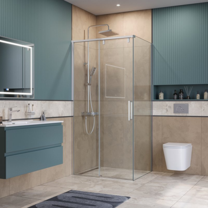 Душевой уголок BELBAGNO SOFT_CLOSE-1-AH-1-120/100-C-Cr