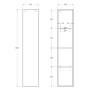 Шкаф подвесной BELBAGNO KRAFT-1600-1A-SC-AO