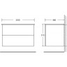 Тумба со столешницей и накладной раковиной BELBAGNO ETNA BELBAGNO ETNA100RW-KEPBO-1302H301-SET